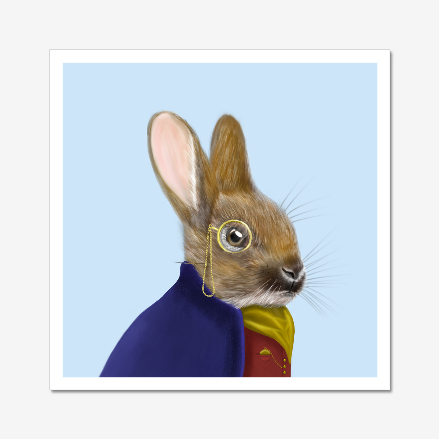 Gentleman Rabbit - Art Print