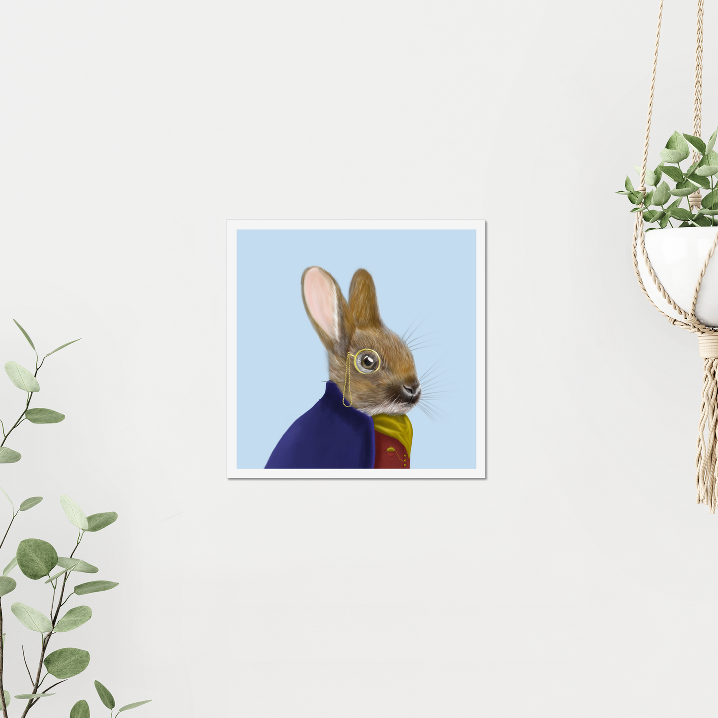 Gentleman Rabbit - Art Print