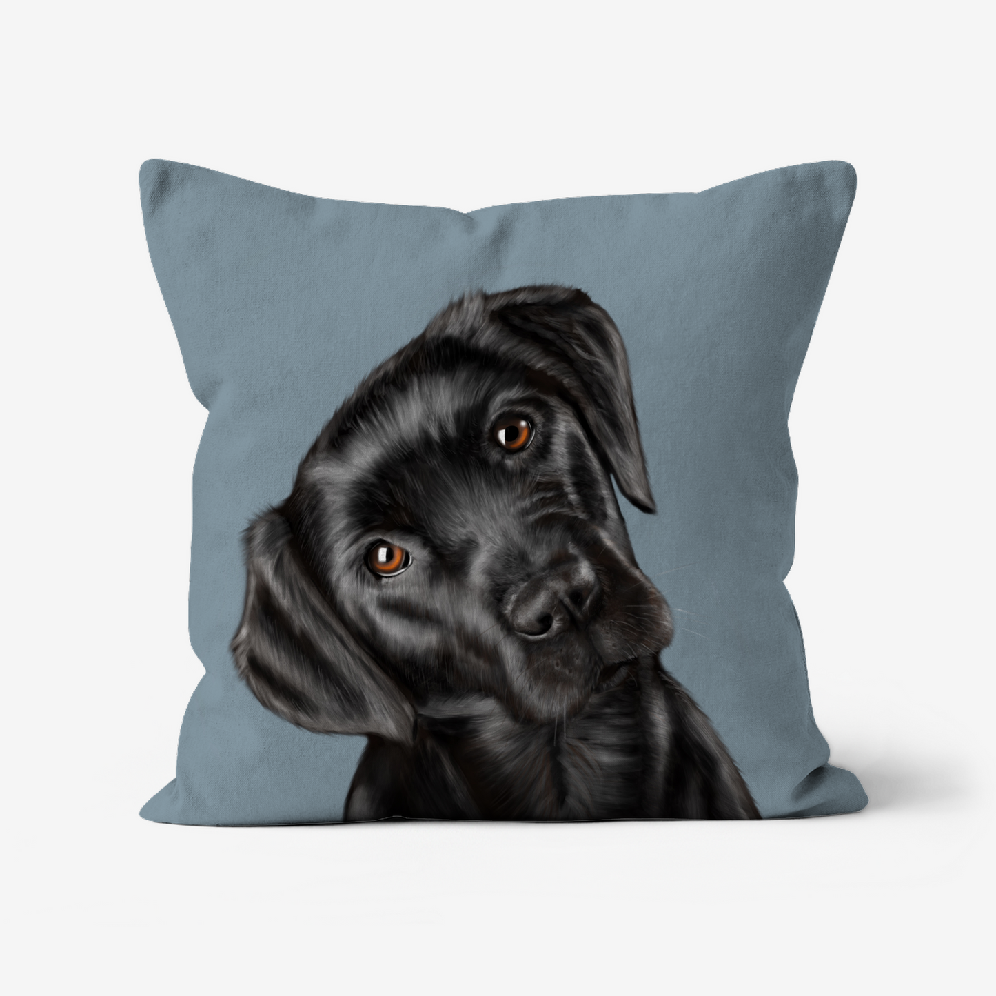 Black Labrador Cushion