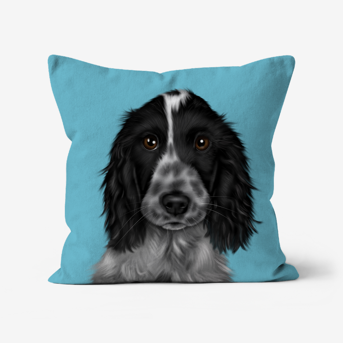 Blue Roan Cocker Spaniel Cushion