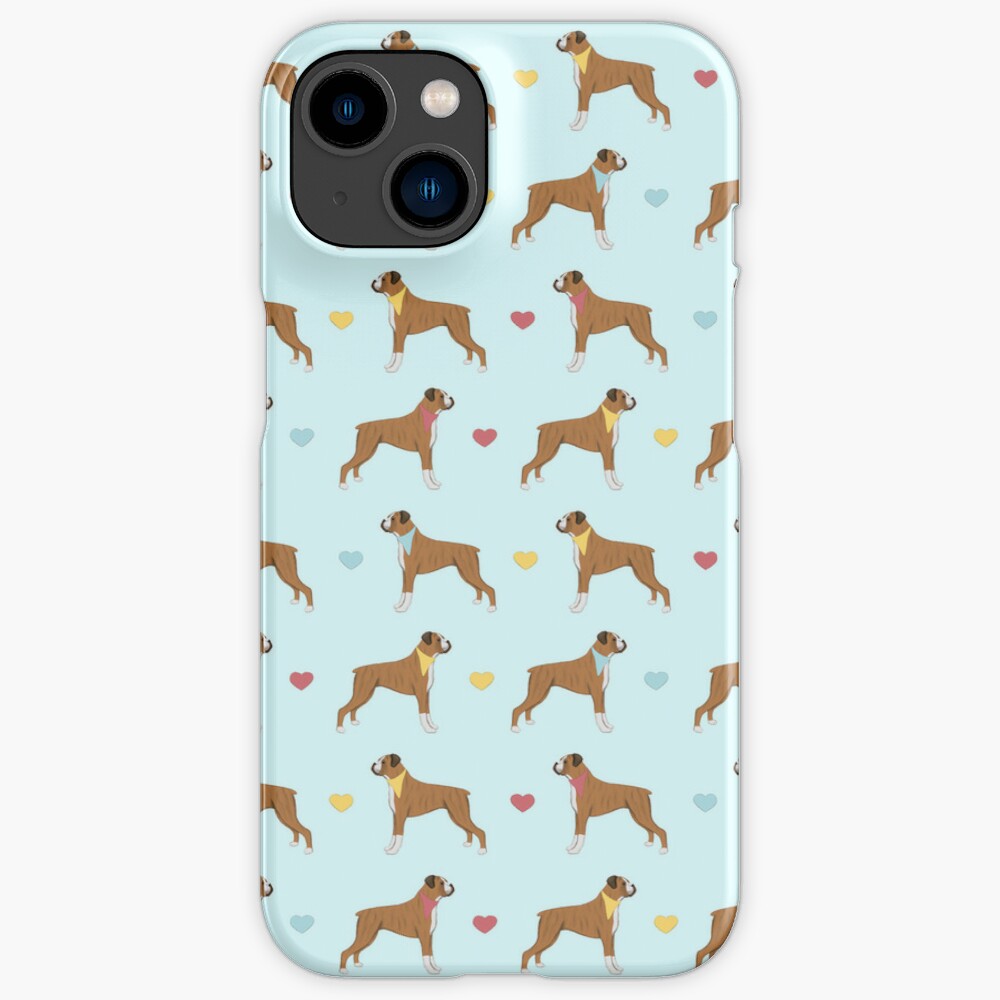 Boxer Dogs and Hearts iPhone Snap Case