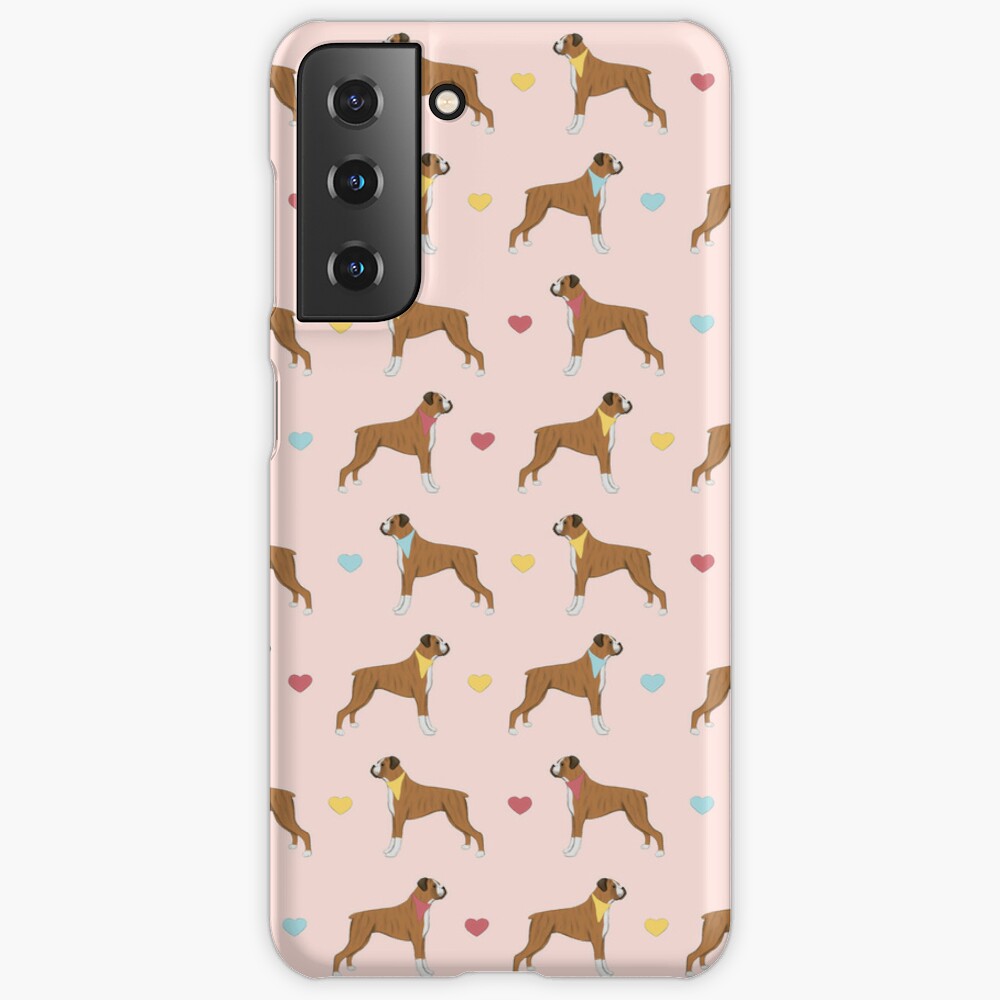 Boxer Dogs and Hearts Samsung Galaxy Snap Case