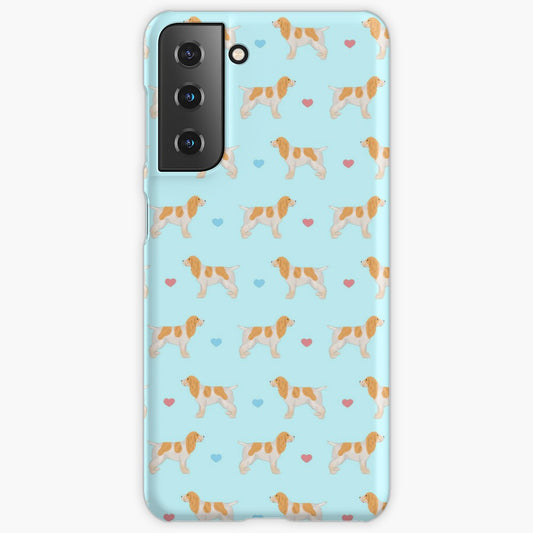 Lemon Roan Cocker Spaniel and Hearts Samsung Galaxy Snap Case